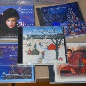 lot of 5 Christmas holiday CD audio music Harry Conic Jr. Manheim Steamroller